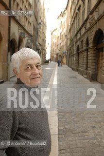 Italian writer Loriano Macchiavelli. Lyon, April 1, 2007 - ©Ulf Andersen/Rosebud2