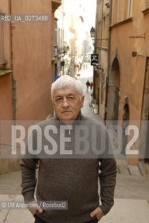 Italian writer Loriano Macchiavelli. Lyon, April 1, 2007 - ©Ulf Andersen/Rosebud2