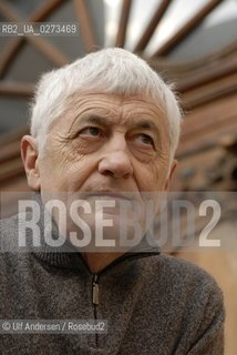 Italian writer Loriano Macchiavelli. Lyon, April 1, 2007 - ©Ulf Andersen/Rosebud2