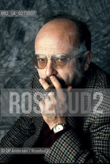 Manuel Vasquez Montalban, Spanish writer. Paris, April 22, 1988 - ©Ulf Andersen/Rosebud2