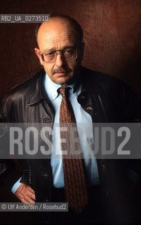 Manuel Vasquez Montalban, Spanish writer. Paris, February 25, 1996 - ©Ulf Andersen/Rosebud2