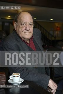 Javier Tomeo, Spanish writer, in Barcelona, January 2013. ©Ulf Andersen/Rosebud2