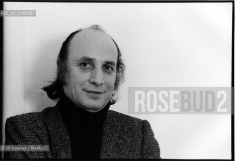 Italian sociologist Francesco Alberoni. Paris, february 1981 - ©Ulf Andersen/Rosebud2