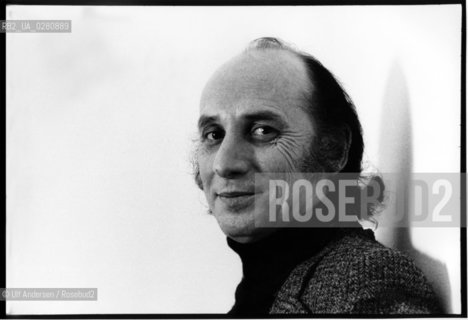 Italian sociologist Francesco Alberoni. Paris, february 1981 - ©Ulf Andersen/Rosebud2