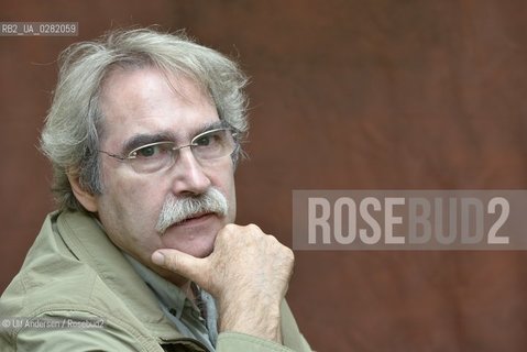 Spanish writer Jaume Cabre. Paris, september 19, 2013 - ©Ulf Andersen/Rosebud2
