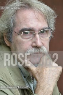 Spanish writer Jaume Cabre. Paris, september 19, 2013 - ©Ulf Andersen/Rosebud2