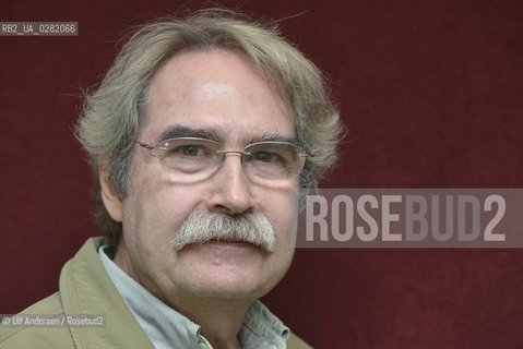 Spanish writer Jaume Cabre. Paris, september 19, 2013 - ©Ulf Andersen/Rosebud2