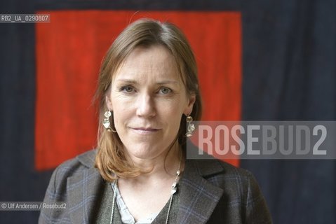 LYON, FRANCE - APRIL 5: Asa Larsson, Swedish writer poses during portrait session held on April 5, 2014 in Lyon, France. (Photo by ©Ulf Andersen/Rosebud2