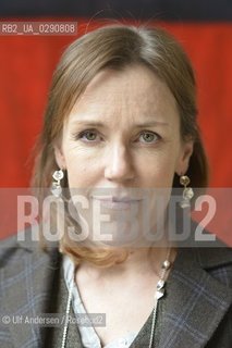 LYON, FRANCE - APRIL 5: Asa Larsson, Swedish writer poses during portrait session held on April 5, 2014 in Lyon, France. (Photo by ©Ulf Andersen/Rosebud2