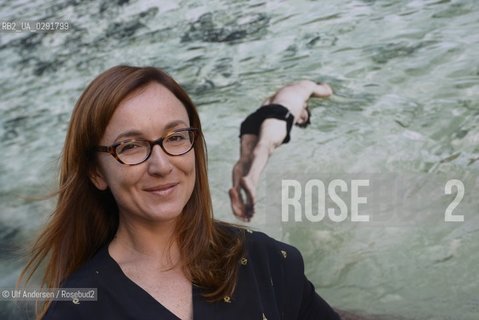 Australian writer Courtney Collins. Paris, september 4, 2013 - ©Ulf Andersen/Rosebud2
