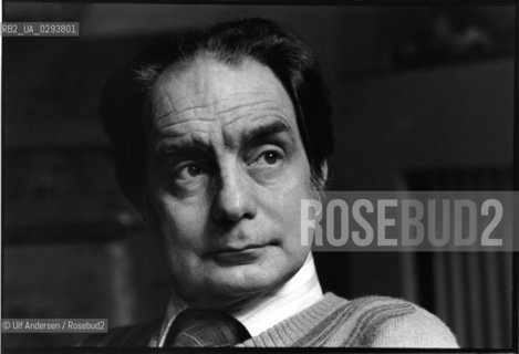 Italian writer Italo Calvino. Paris, February 6, 1978 - ©Ulf Andersen/Rosebud2