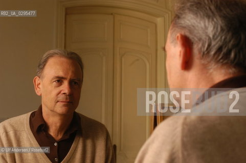 French author Patrick Modiano at home in Paris. ©Ulf Andersen/Rosebud2