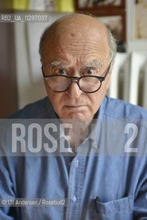 Georges Wolinski, French cartoonist at home in 2014. ©Ulf Andersen/Rosebud2