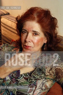 Assia Djebar, French / Algerian writer at home. ©Ulf Andersen/Rosebud2