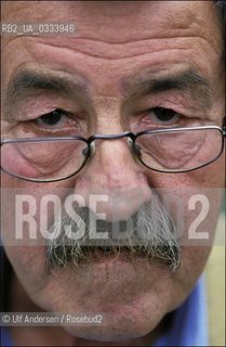 German writer Gunter Grass. Frankfurt, October 27, 2002 - ©Ulf Andersen/Rosebud2