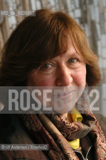 Svetlana Alexievich, Belarusian, journalist and writer. Svetlana Alexievich. Svetlana Alexijewitsch.©Ulf Andersen/Rosebud2