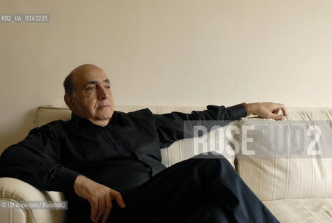 French writer Gilbert Sinoue. Paris, June 14, 2012 - ©Ulf Andersen/Rosebud2