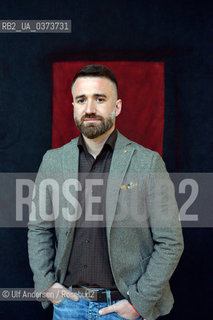 Antonio Lanzetta, Italian writer and crime novelist attending book fair Quai du Polar in Lyon, April 2018. ©Ulf Andersen/Rosebud2