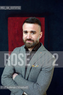 Antonio Lanzetta, Italian writer and crime novelist attending book fair Quai du Polar in Lyon, April 2018. ©Ulf Andersen/Rosebud2