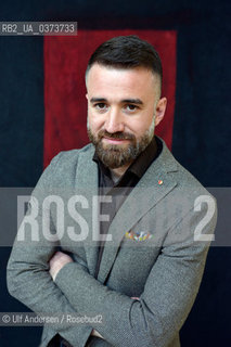 Antonio Lanzetta, Italian writer and crime novelist attending book fair Quai du Polar in Lyon, April 2018. ©Ulf Andersen/Rosebud2